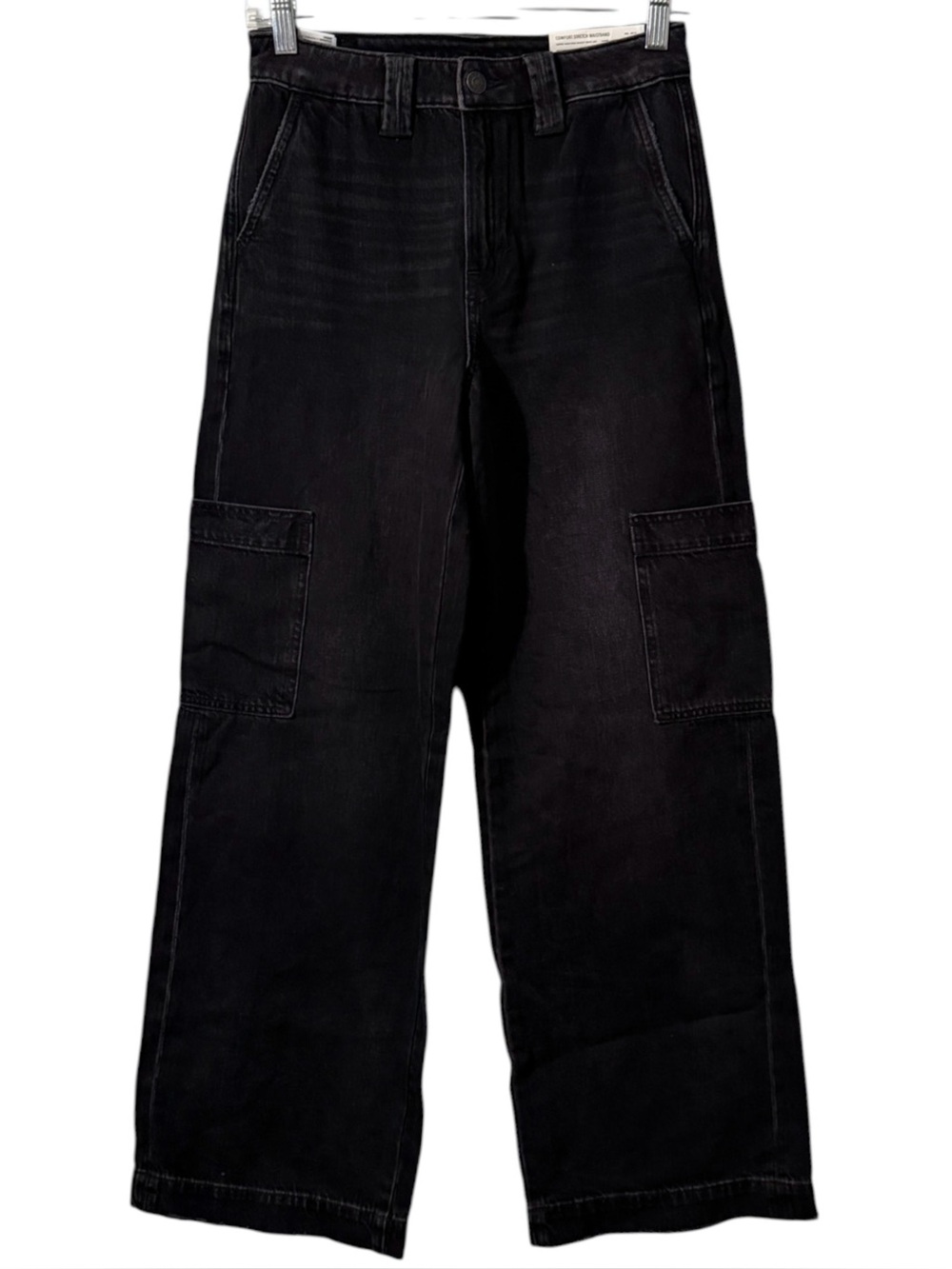 NWT American Eagle Super High Rise Baggy Wide Leg Jean cargo utility grunge 00 S